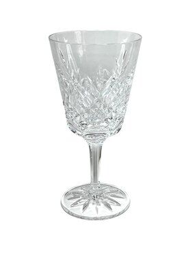 Vintage Gorham King Edward Clear Cut Crystal Stemware Wine Glass